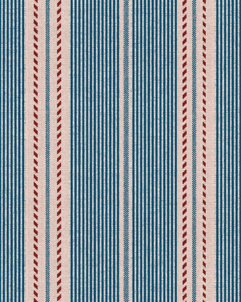 MINDTHEGAP Berber Stripes Blue - tapeta