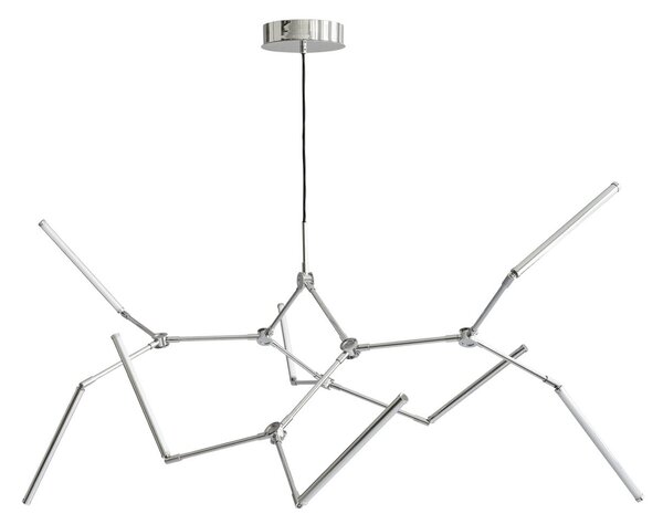 Lustre 101 COPENHAGEN, Stick, stmievateľné, Metalická, Obývacia izba, Hliník, Dizajnový
