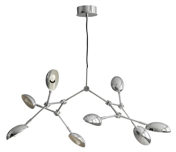 Lustre 101 COPENHAGEN, Drop, Metalická, Chodba, Hliník, Dizajnový