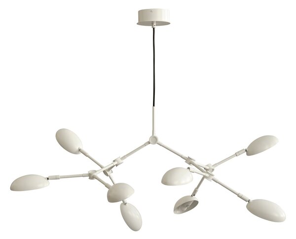 Lustre 101 COPENHAGEN, Drop, Biela, Chodba, Hliník, Dizajnový
