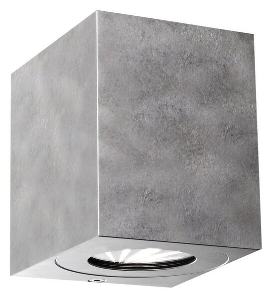 Nordlux - LED Vonkajšie nástenné svietidlo CANTO 2xLED/6W/230V IP44 strieborné