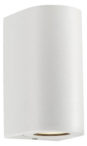 Nordlux - Vonkajšie nástenné svietidlo CANTO 2xGU10/28W/230V IP44 biela