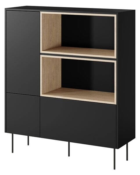 BOGART Komoda dvojdverová vysoká Desin 120 2D1SZ