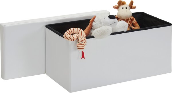 ÚLOŽNÝ BOX NA SEDENIE, textil, kompozitné drevo, 76/38/38 cm Carryhome - Kreslá