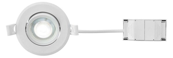 Markslöjd 108885 - LED stmievateľné kúpeľňové podhľadové svietidlo PLUTO LED/4,9W/230V IP44 biela