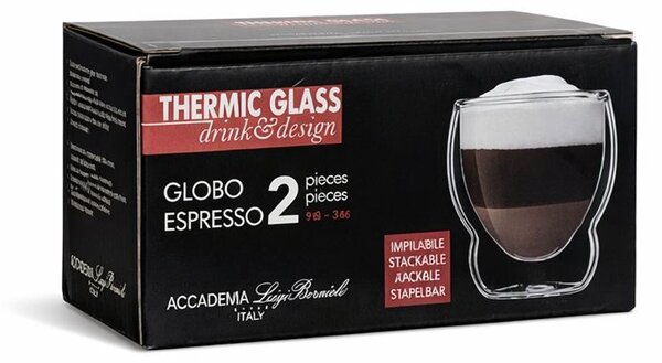 Luigi Bormioli Globo Espresso 90 ml 2 ks