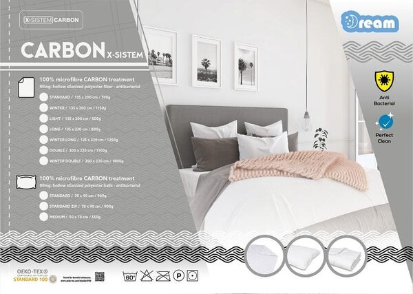 SET paplón a vankúš CARBON