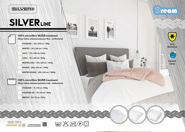 SET paplón a vankúš SILVER