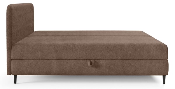 Čalúnená boxspring posteľ s úložným priestorom Fubu 180x200 - hnedá