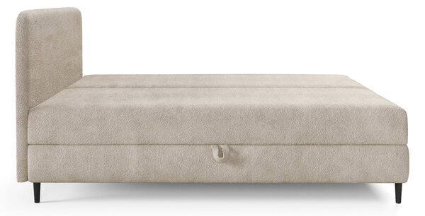 Čalúnená boxspring posteľ s úložným priestorom Fubu 120x200 - béžová