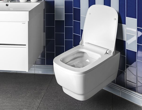 Sapho Sapho, BELLO WC sedátko s pomalým zatváraním, biela/chróm, 100727