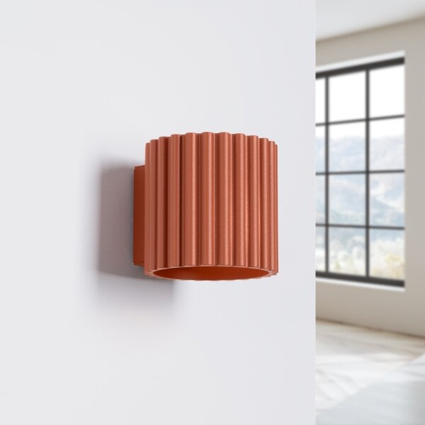 Sollux SL.1801 - Nástenné svietidlo AURA 1xG9/10W/230V oranžové