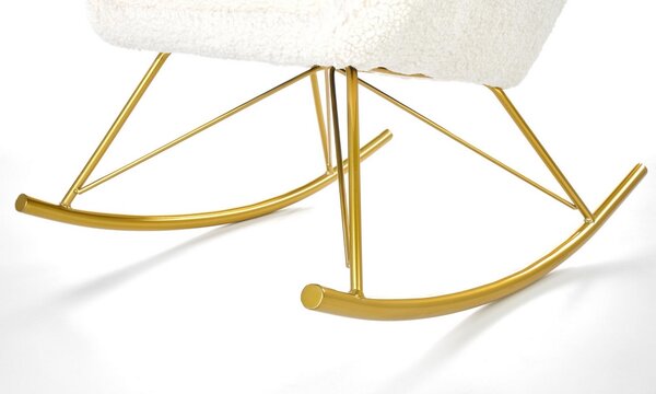 Hojdacie kreslo Liberto, krémová