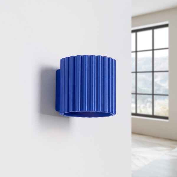 Sollux SL.1811 - Nástenné svietidlo AURA 1xG9/10W/230V modrá