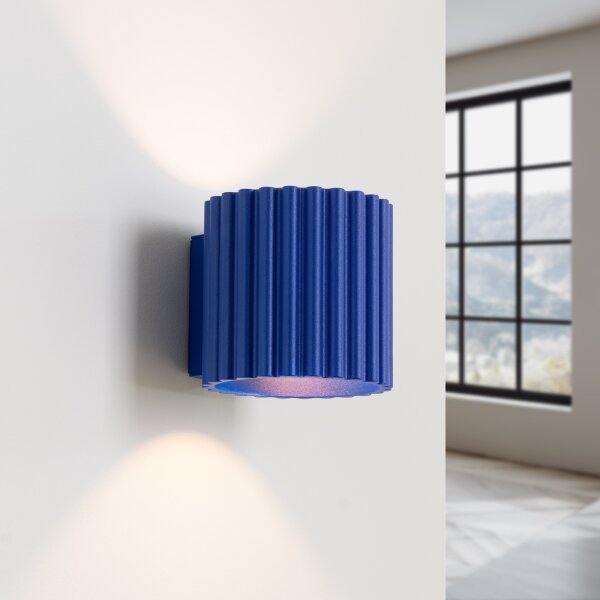 Sollux SL.1811 - Nástenné svietidlo AURA 1xG9/10W/230V modrá