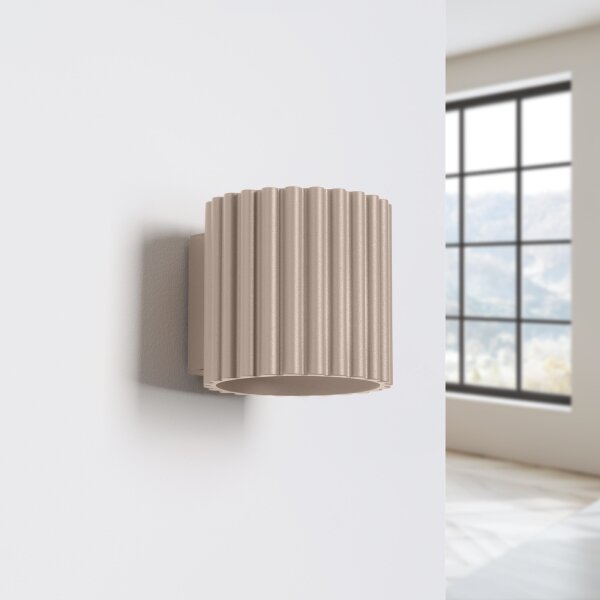 Sollux SL.1816 - Nástenné svietidlo AURA 1xG9/10W/230V taupe