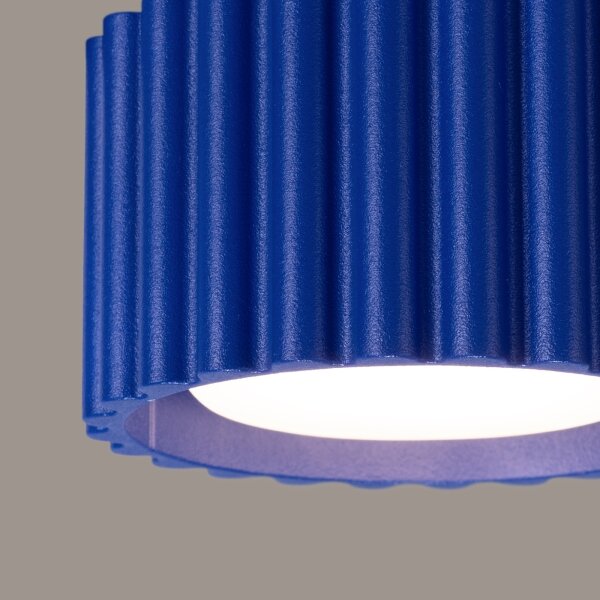 Sollux SL.1812 - Bodové svietidlo AURA 1xGX53/10W/230V 6 cm modrá