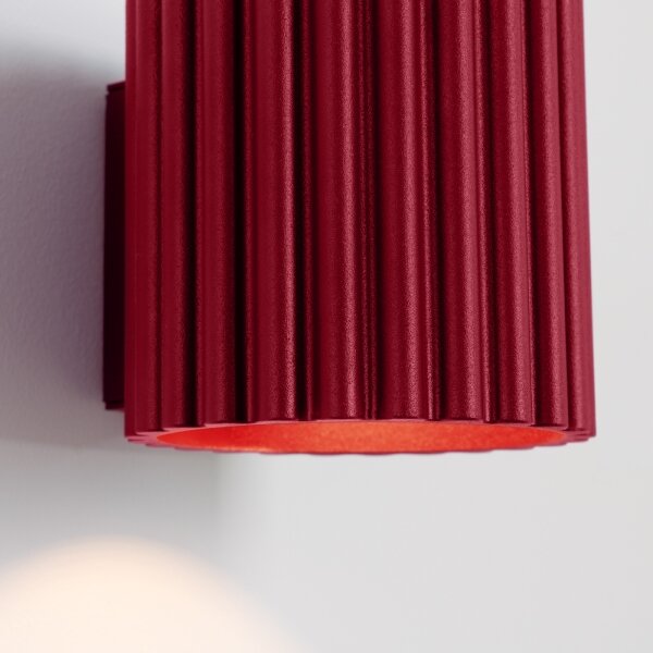 Sollux SL.1821 - Nástenné svietidlo AURA 1xG9/10W/230V červené