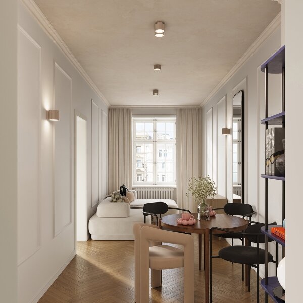 Sollux SL.1818 - Bodové svietidlo AURA 2xGX53/10W/230V taupe