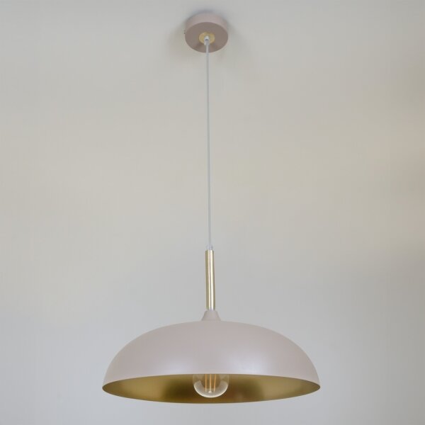 Brilagi - Luster na lanku ABRAHAM 1xE27/60W/230V pr. 45 cm béžová