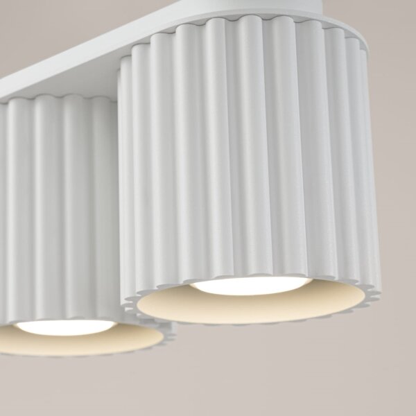 Sollux SL.1780 - Bodové svietidlo AURA 2xGU10/10W/230V biela