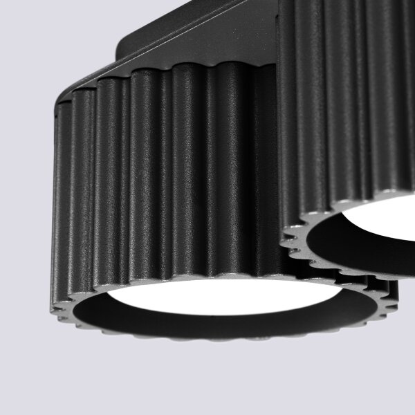 Sollux SL.1788 - Bodové svietidlo AURA 2xGX53/10W/230V čierna