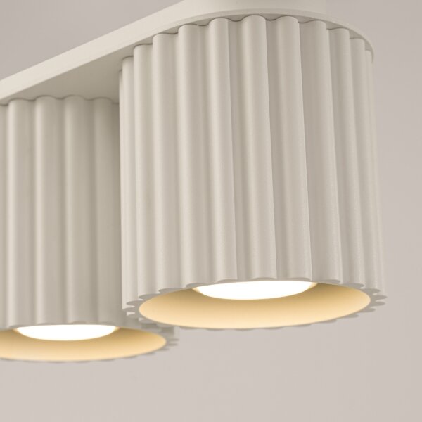 Sollux SL.1790 - Bodové svietidlo AURA 2xGU10/10W/230V krémová