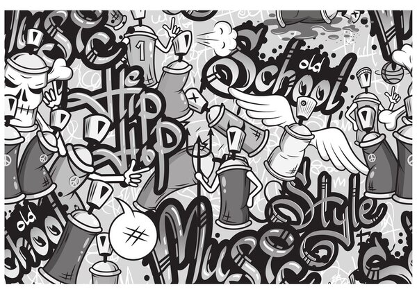 Tapeta moderný street art