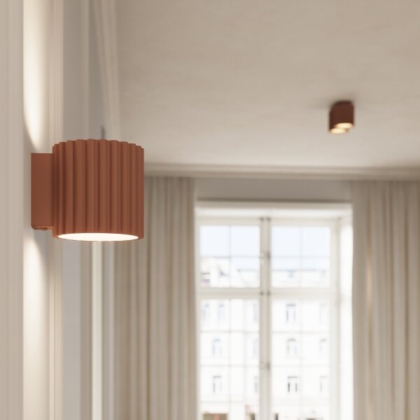 Sollux SL.1806 - Nástenné svietidlo AURA 1xG9/10W/230V hnedá
