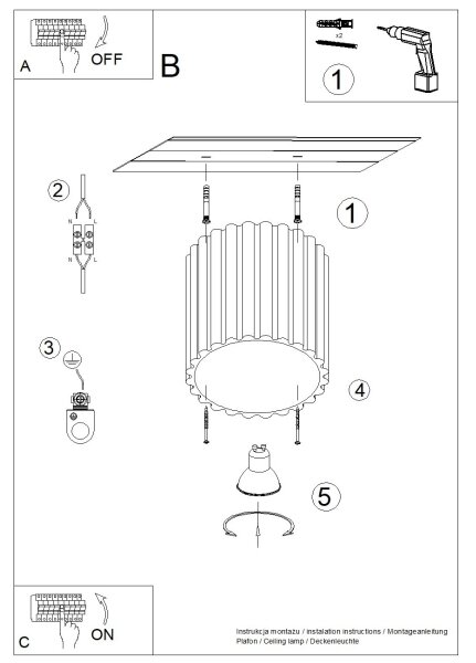 Sollux SL.1804 - Bodové svietidlo AURA 1xGU10/10W/230V 10 cm hnedé
