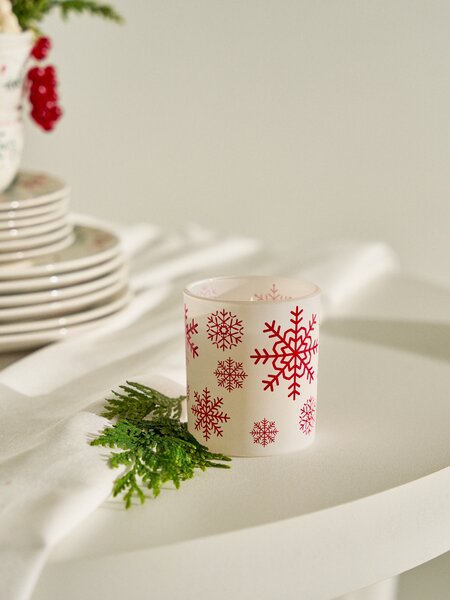 Sinsay - Sviečka Winter Spice - červená