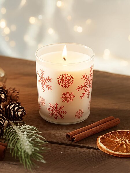 Sinsay - Sviečka Winter Spice - červená