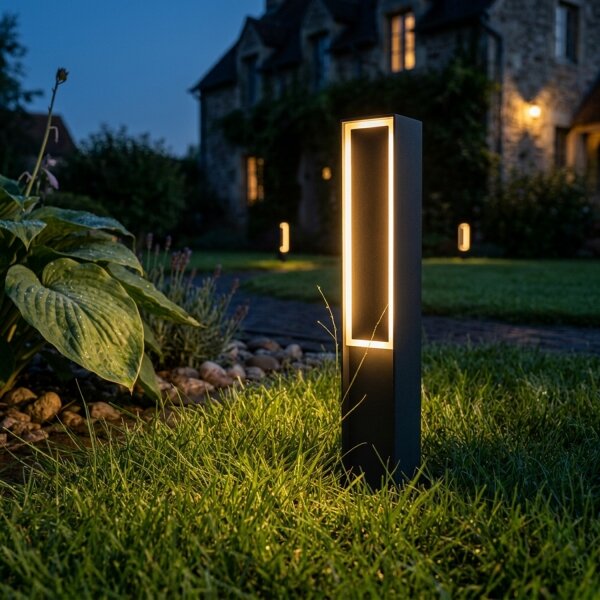 LED vonkajšia lampa MODO LED/8W/230V 4000K IP54 50 cm čierna