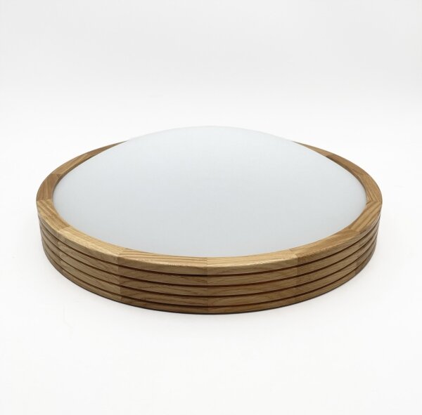 Brilagi - LED stropné svietidlo CARVALHO MODERN SLIM 2xE27/60W/230V, priemer 37,5 cm, dub