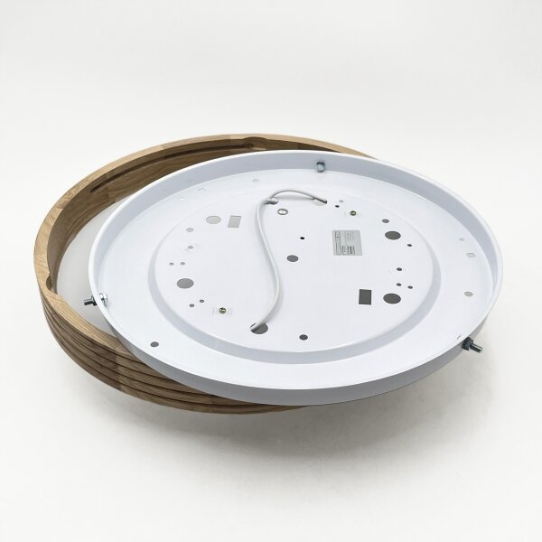 Brilagi - LED stropné svietidlo CARVALHO MODERN SLIM 2xE27/60W/230V, priemer 37,5 cm, dub