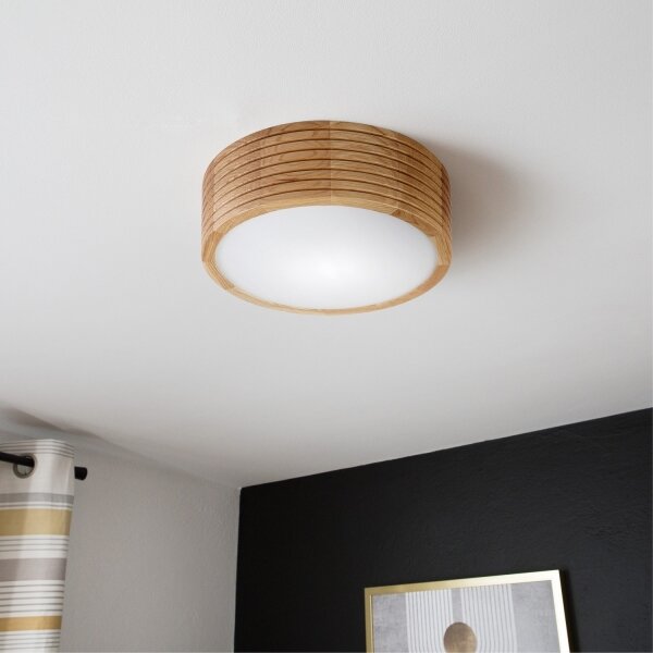 Brilagi - LED stropné svietidlo CARVALHO MODERN 1xE27/60W/230V pr. 27,5 cm dub