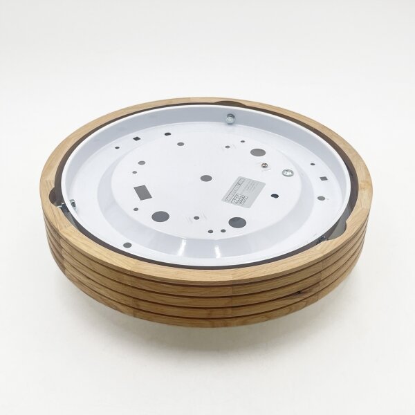 Brilagi - LED stropné svietidlo CARVALHO MODERN SLIM 1xE27/60W/230V pr. 27,5 cm dub