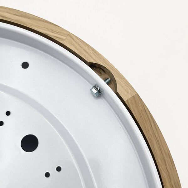 Brilagi - LED stropné svietidlo CARVALHO MODERN 2xE27/60W/230V priemer 37,5 cm dub