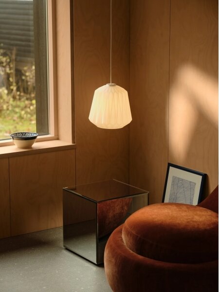 Nordlux - Luster na lanku ELBIE 1xE27/15W/230V pr. 24 cm biela