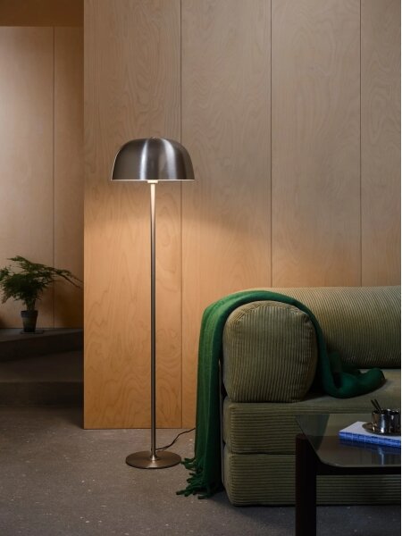 Nordlux - Stojacia lampa CERA 1xE27/40W/230V matný chróm