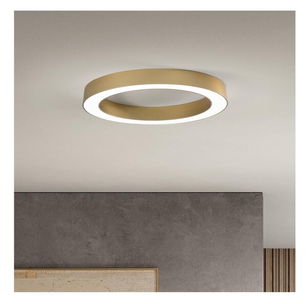 Ondaluce - LED stmievateľné stropné svietidlo GLOBUS LED/40W/230V pr. 60 cm zlaté