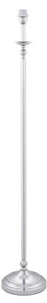 Brilagi - Stojacia LED lampa CERIA 1xE27/60W/230V pr. 45 cm lesklý chróm/béžová