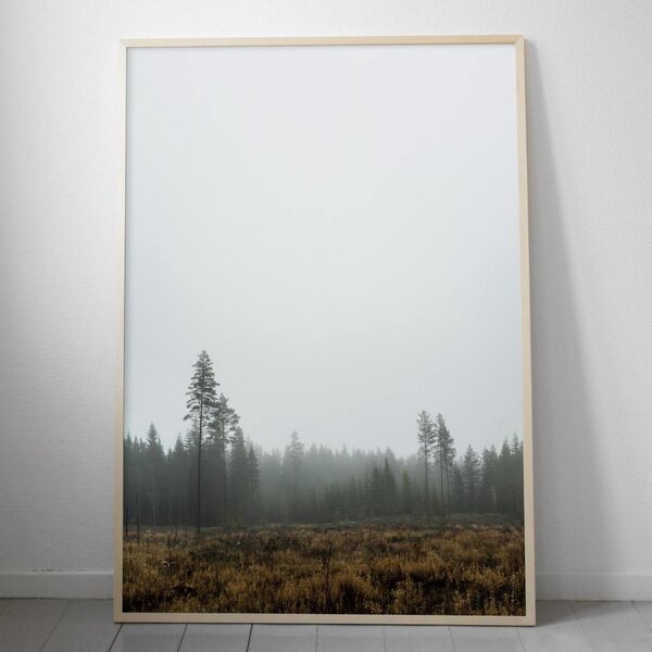 Plagát škandinávskeho lesa Skog 70 x 100 cm