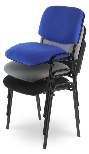 Konferenčná stolička Viva N, čierne nohy, čierna