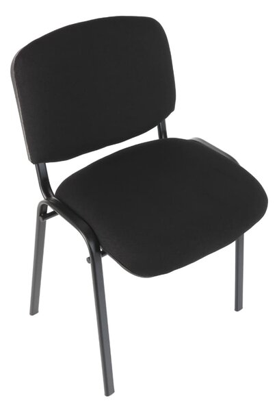 Konferenčná stolička Viva N, čierne nohy, čierna