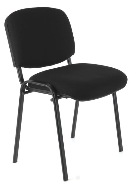 Konferenčná stolička Viva N, čierne nohy, čierna
