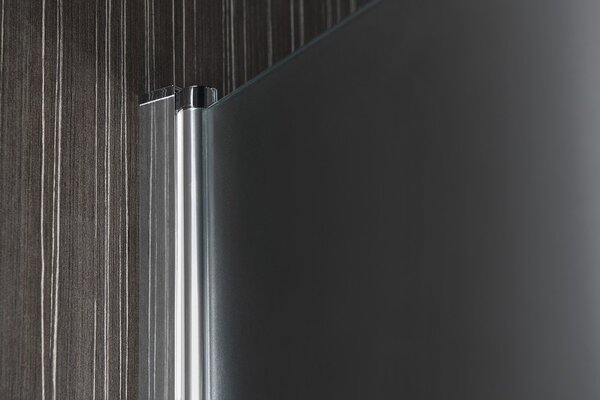 Aqualine Aqualine, PILOT otočné sprchové dvere 700mm, sklo BRICK, PT070W