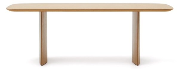Jedálenský stôl v dekore duba v prírodnej farbe 100x240 cm Litto – Kave Home