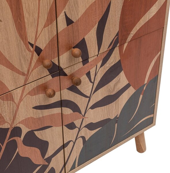 Skrinka v dekore duba v prírodnej farbe 95x111 cm Multilux – Kalune Design