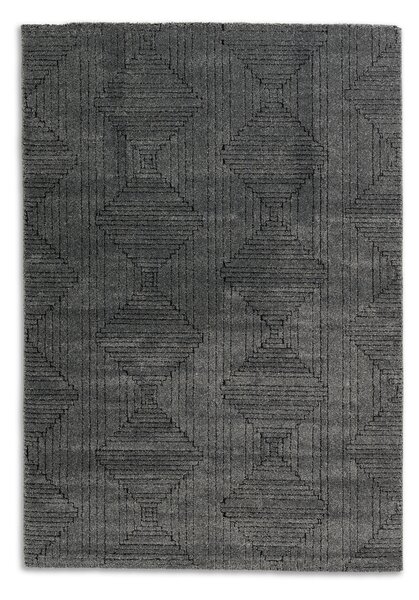 TKANÝ KOBEREC, 200/290 cm antracitová Schöner Wohnen - Koberce